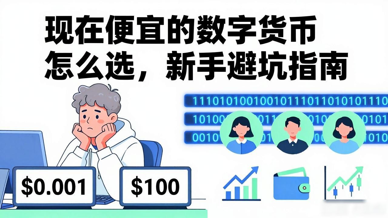 现在便宜的数字货币怎么选，新手避坑指南