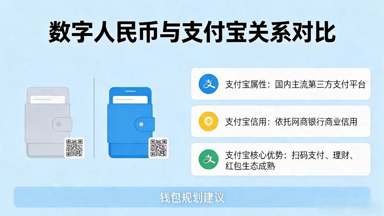 人行数字人民币和支付宝什么关系,你的钱包该怎么规划