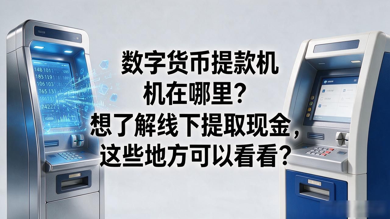 数字货币提款机在哪里？想了解线下提取现金，这些地方可以看看