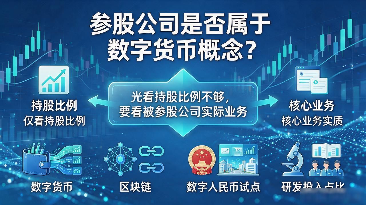 参股公司数字货币概念界定_参股公司属于数字货币_持股比例实际影响力判断