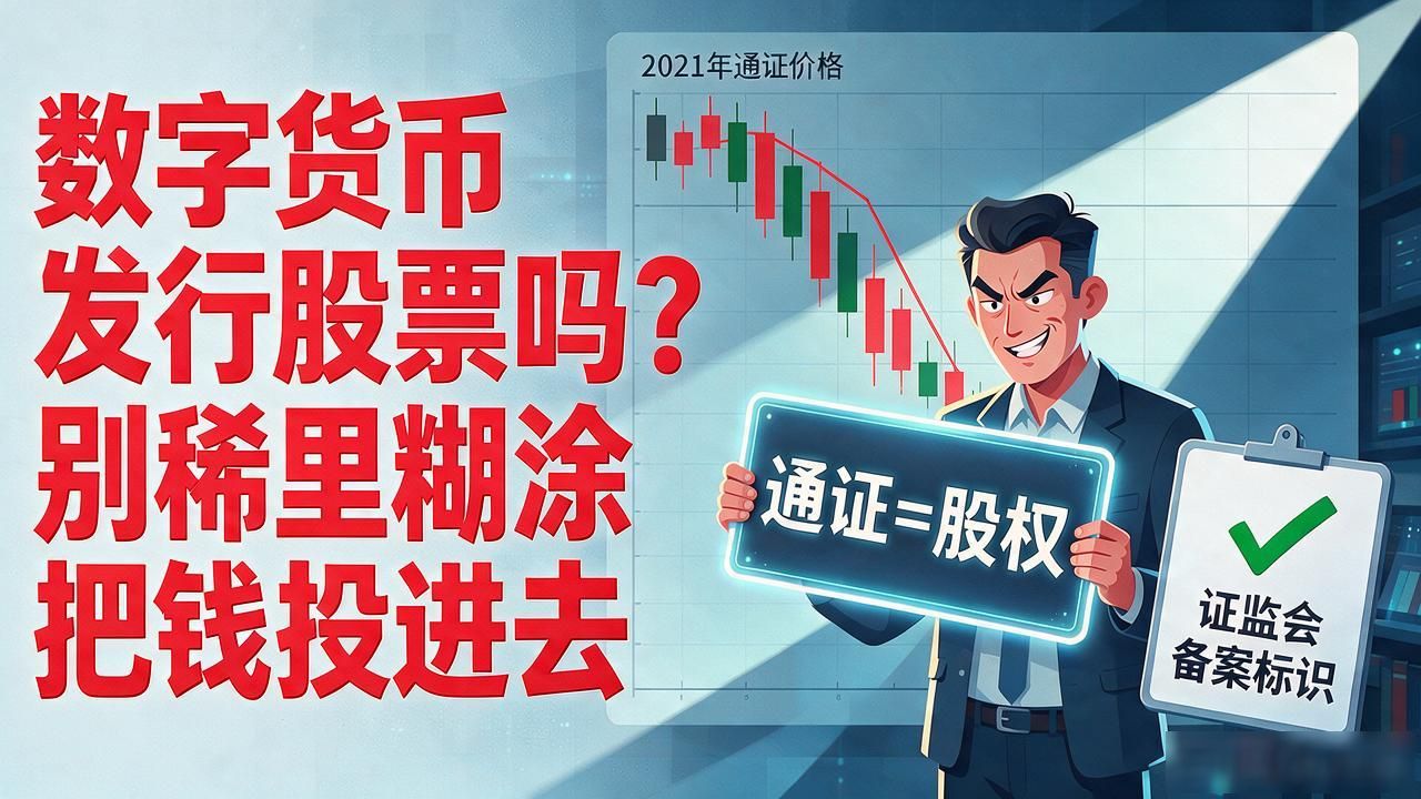 数字货币发行股票吗？别稀里糊涂把钱投进去