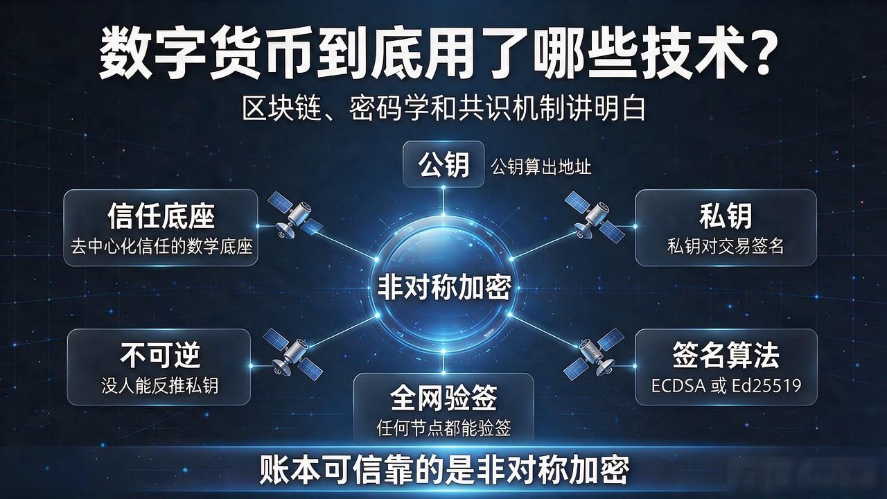 区块链非对称加密与共识机制原理_数字货币底层核心技术解析_数字货币运用到的技术