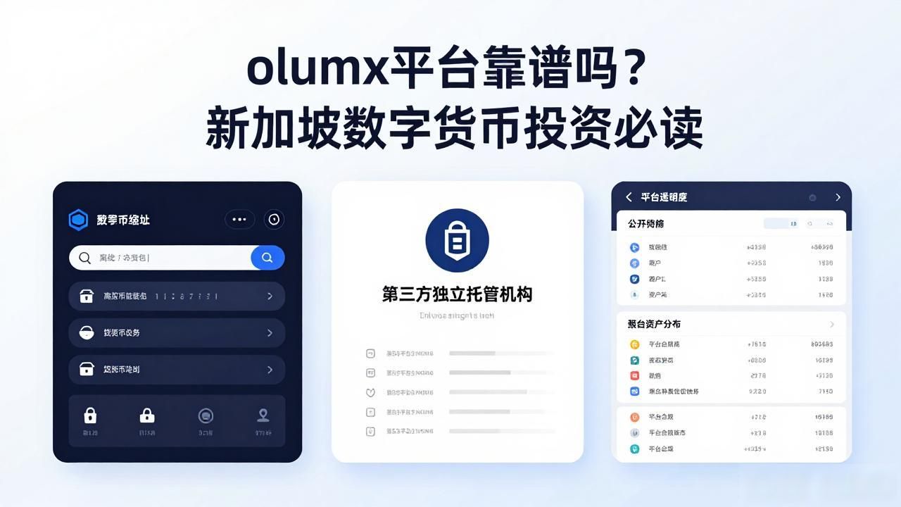 olumx平台靠谱吗？新加坡数字货币投资必读