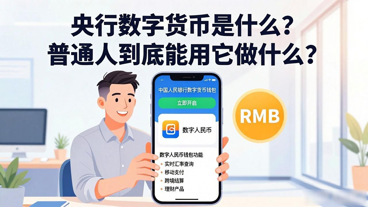 央行数字货币是什么？普通人到底能用它做什么？
