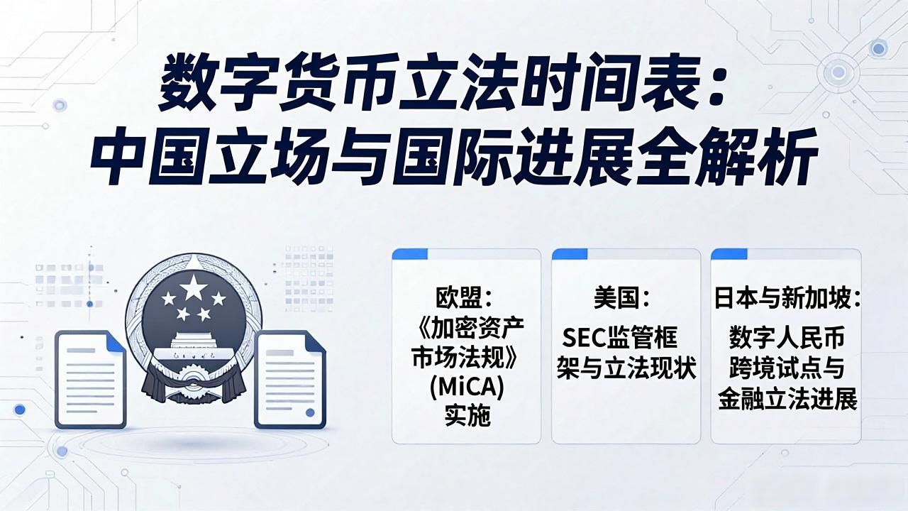 数字货币立法时间表：中国立场与国际进展全解析
