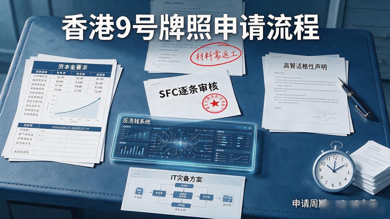 香港9号牌照怎么申请？数字货币合规门槛一览
