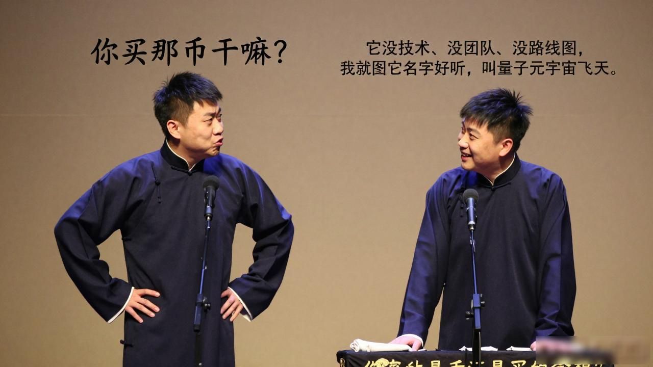 数字货币相声台词怎么编，我磨了半个月才敢往台上说