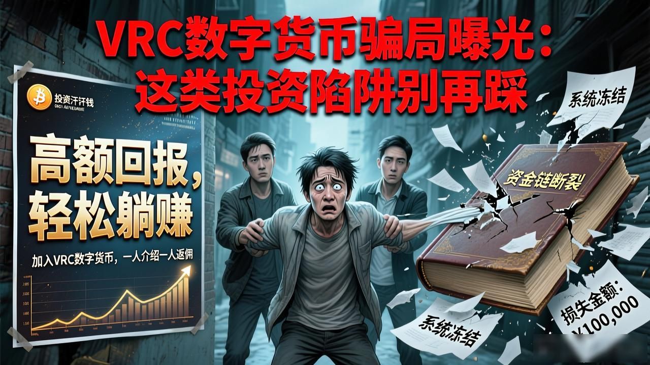 VRC数字货币骗局曝光:这类投资陷阱别再踩