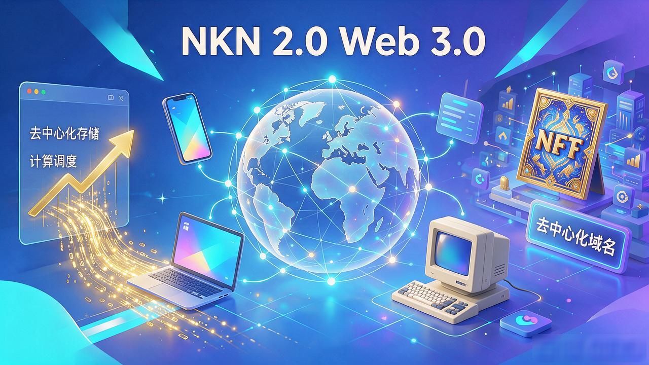 nkn 数字货币_NKN带宽共享经济模型_NKN去中心化P2P网络协议
