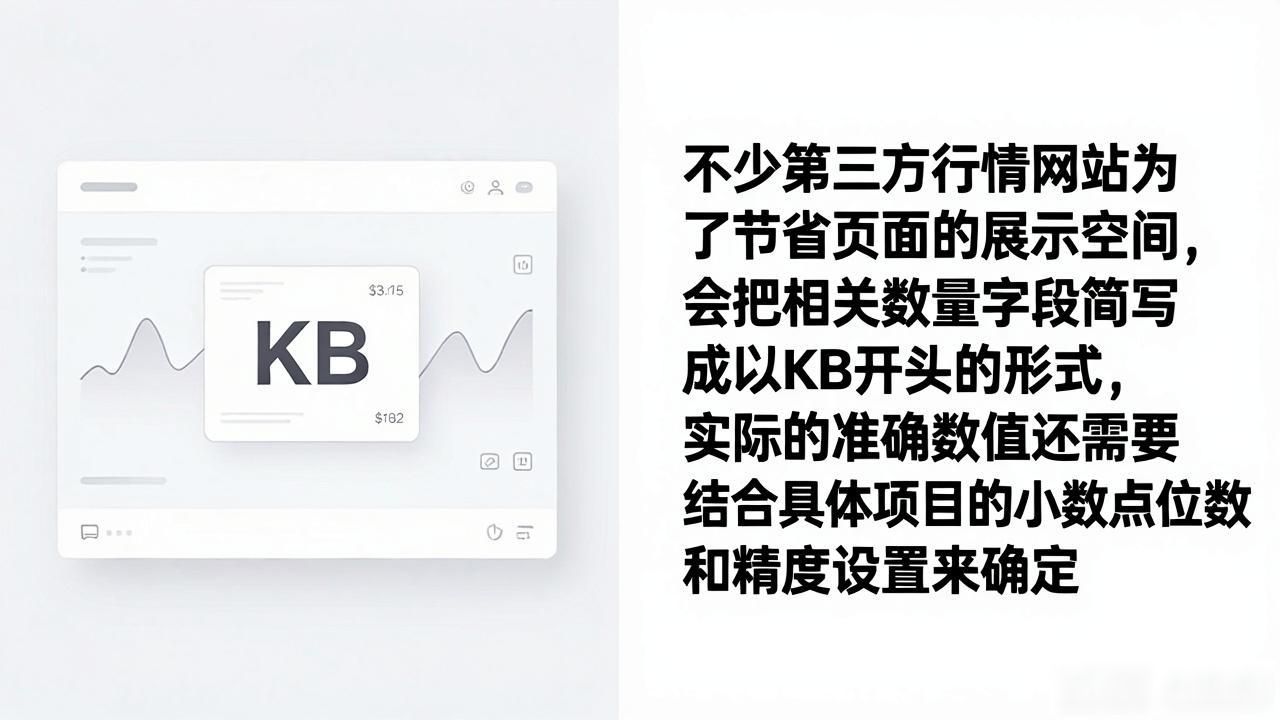 数字货币里kbm是什么意思?一文讲清数量单位