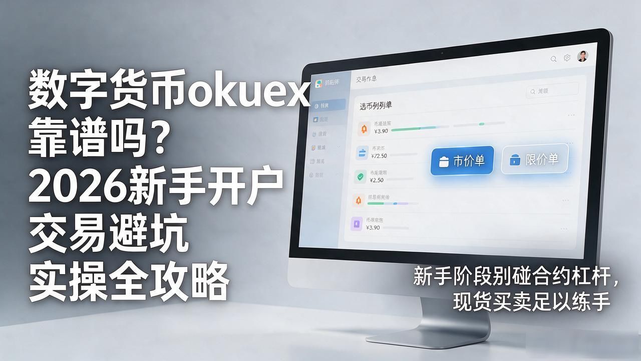 数字货币okuex靠谱吗？2026新手开户交易避坑实操全攻略