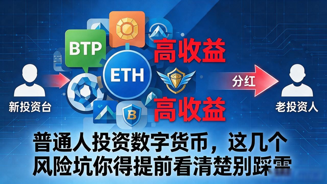 普通人投资数字货币，这几个风险坑你得提前看清楚别踩雷