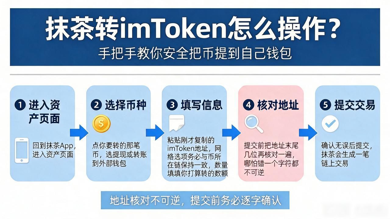 抹茶转imToken怎么操作？手把手教你安全把币提到自己钱包