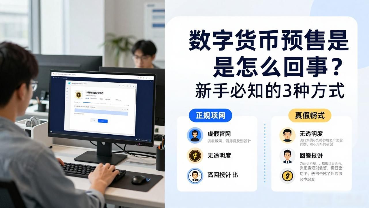 数字货币预售是怎么回事？新手必知的3种方式