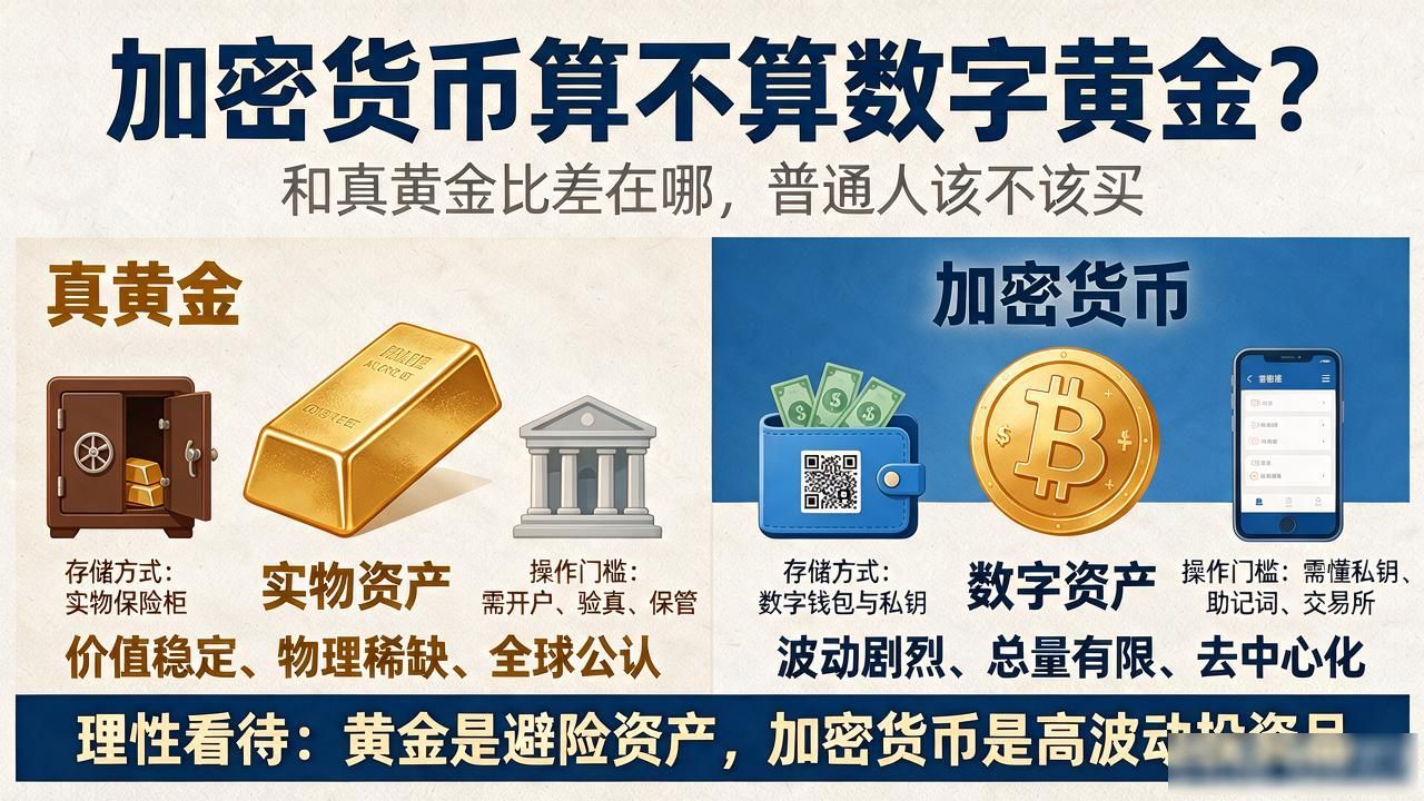 加密货币作为避险资产的波动性风险_加密货币是数字黄金_比特币与黄金资产配置差异分析