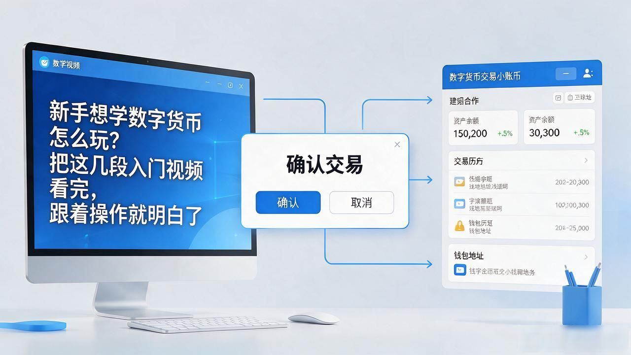 交易所注册交易实操_数字货币新手教学_教你玩数字货币视频