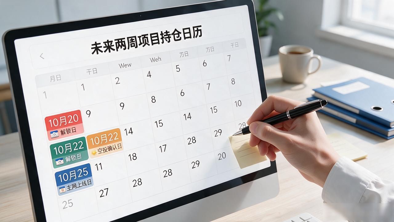数字货币资讯日历怎么用？空投解锁主网上线一网打尽