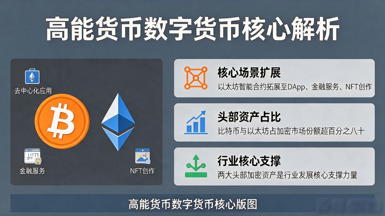 什么是高能货币数字货币？一文看懂核心币种价值