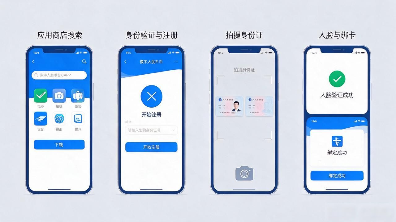 央行数字货币怎么注册？数字人民币开通全流程指南