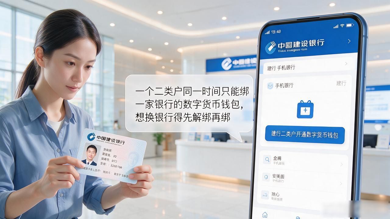 建行二类户能不能开通数字货币钱包？条件和限制一次讲清楚