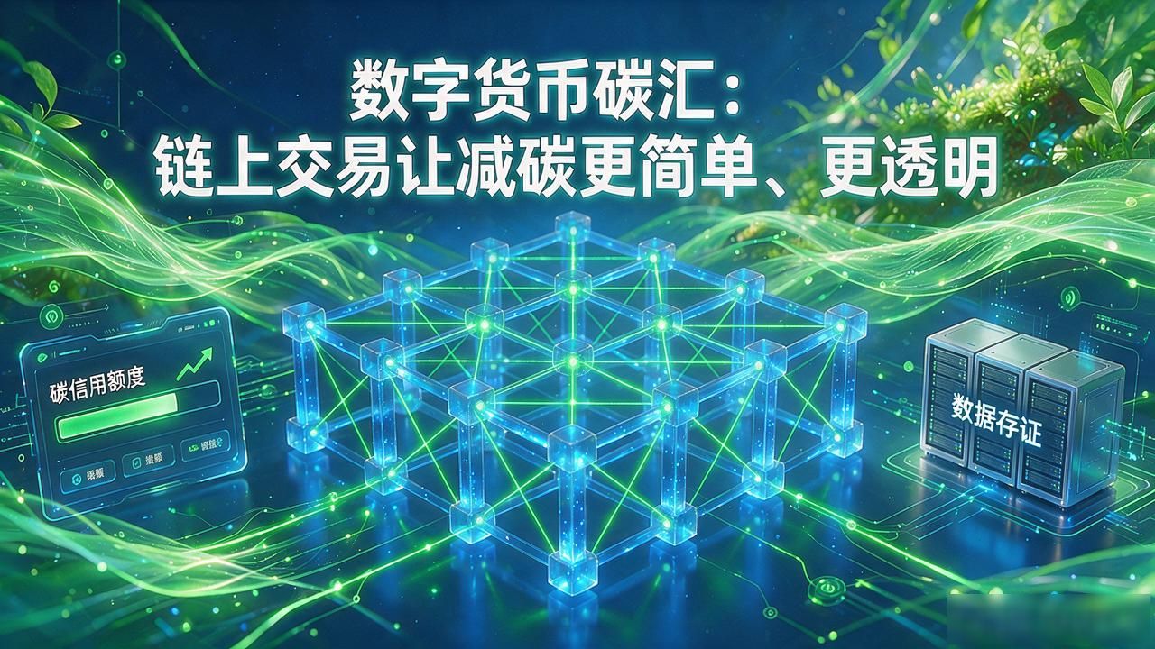 数字货币碳汇：链上交易让减碳更简单、更透明