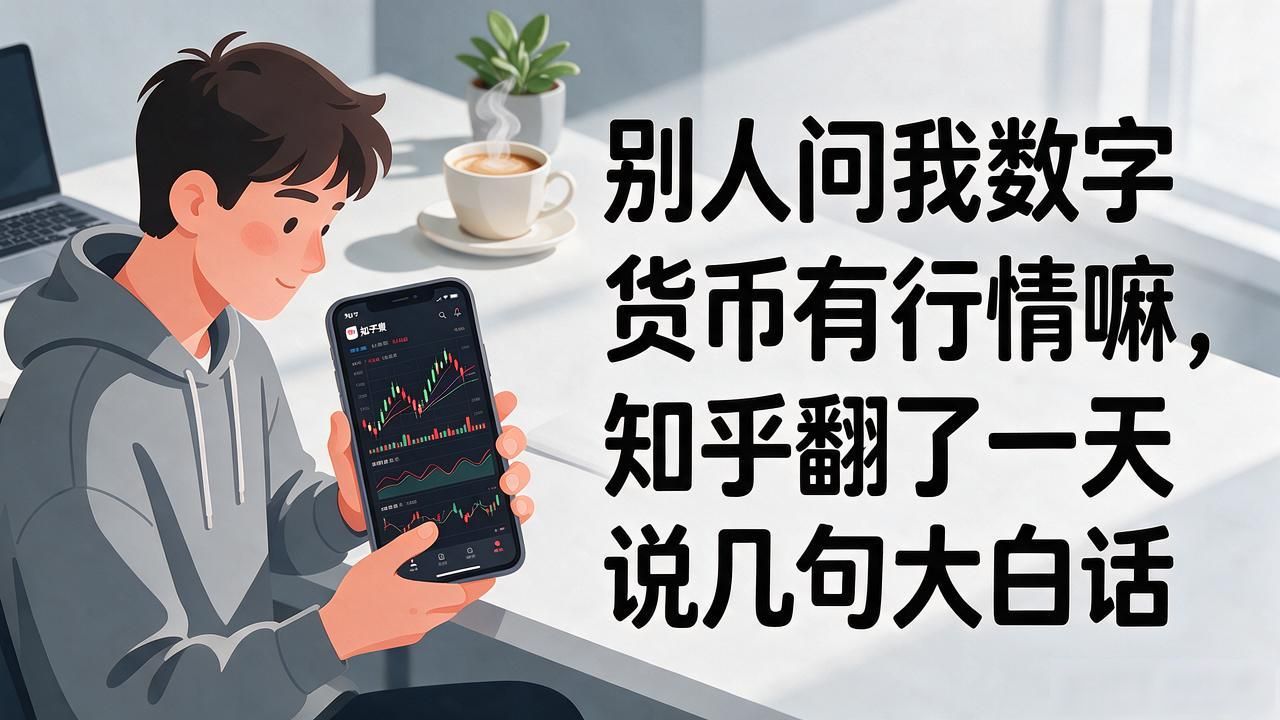 别人问我数字货币有行情嘛，知乎翻了一天说几句大白话