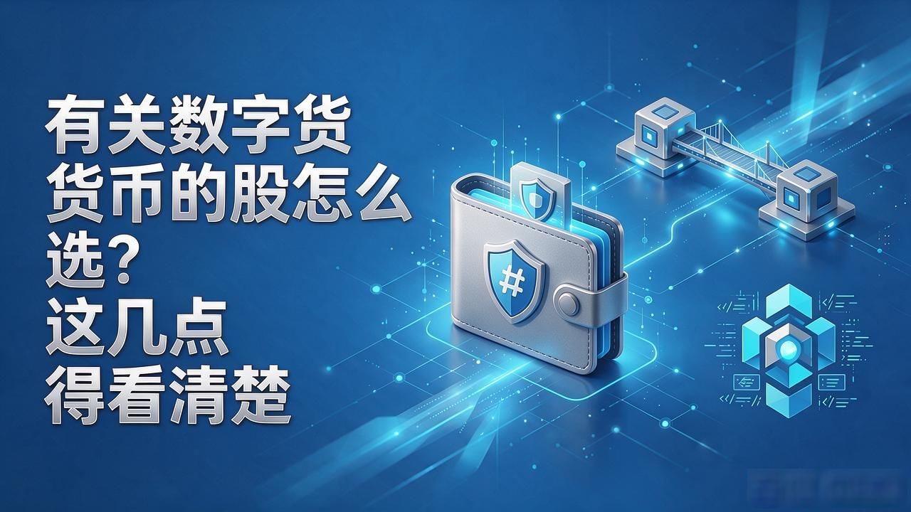有关数字货币的股怎么选?这几点得看清楚
