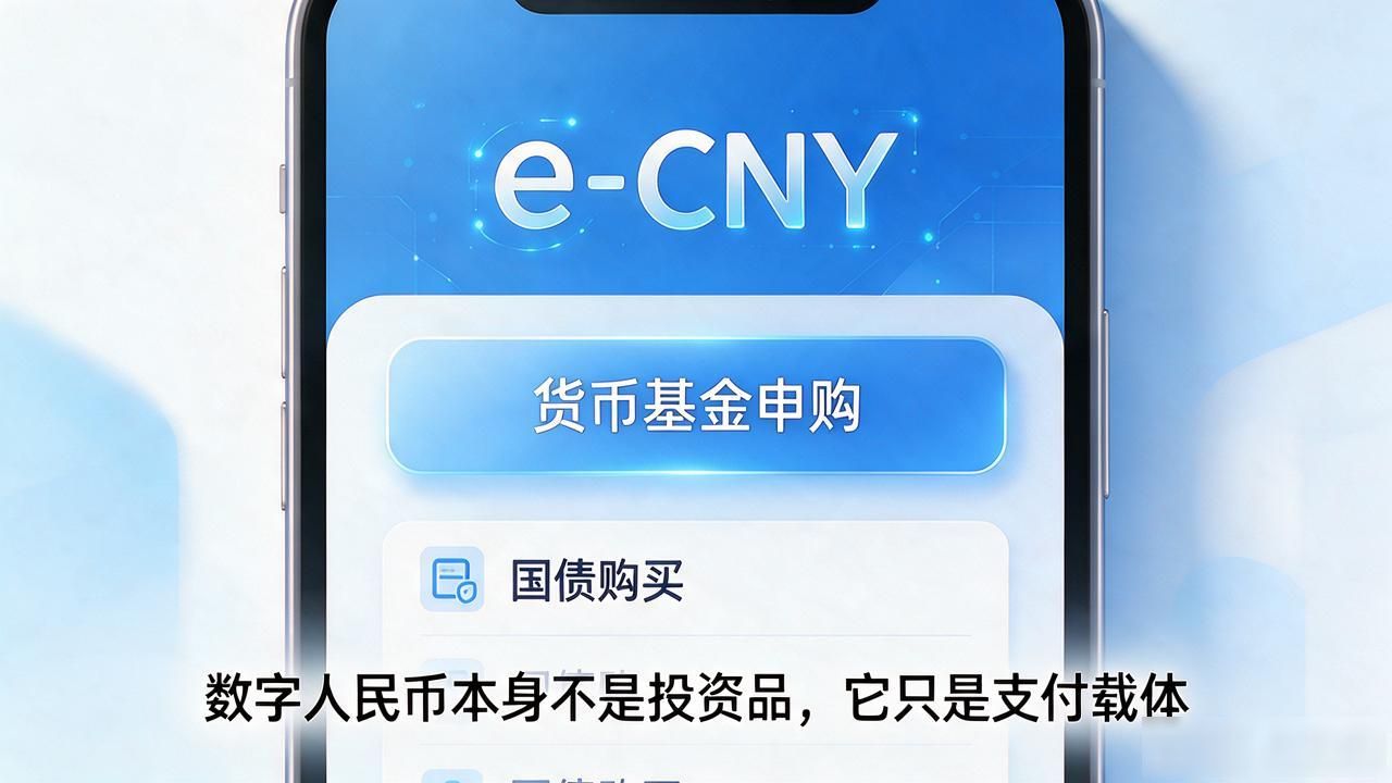 中国数字人民币怎么理财，别光存着，这几种方法普通人真能用