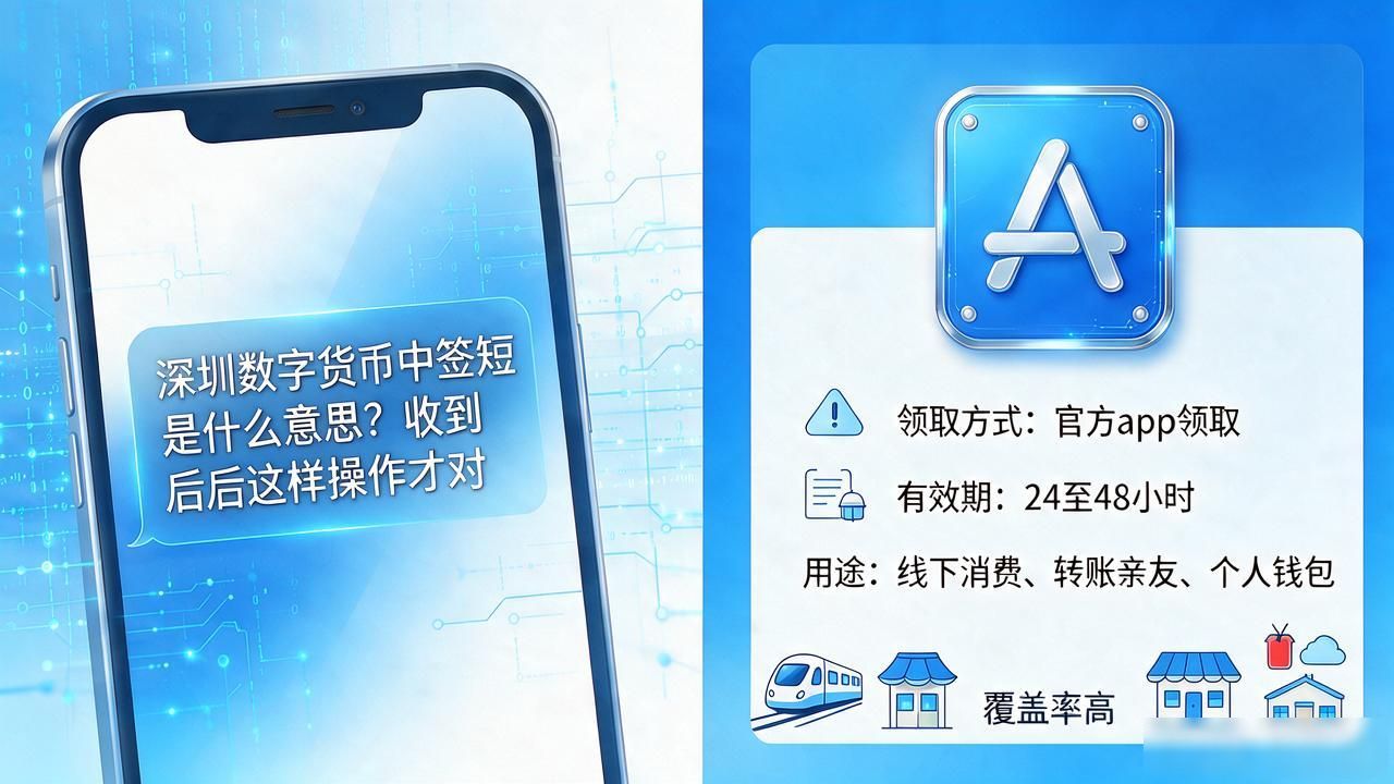 深圳数字货币中签短信是什么意思？收到后这样操作才对