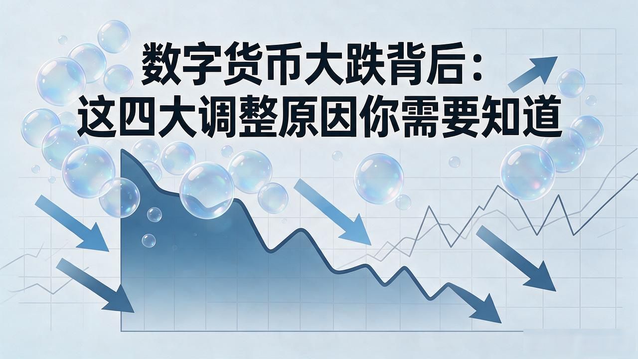 数字货币大跌背后：这四大调整原因你需要知道