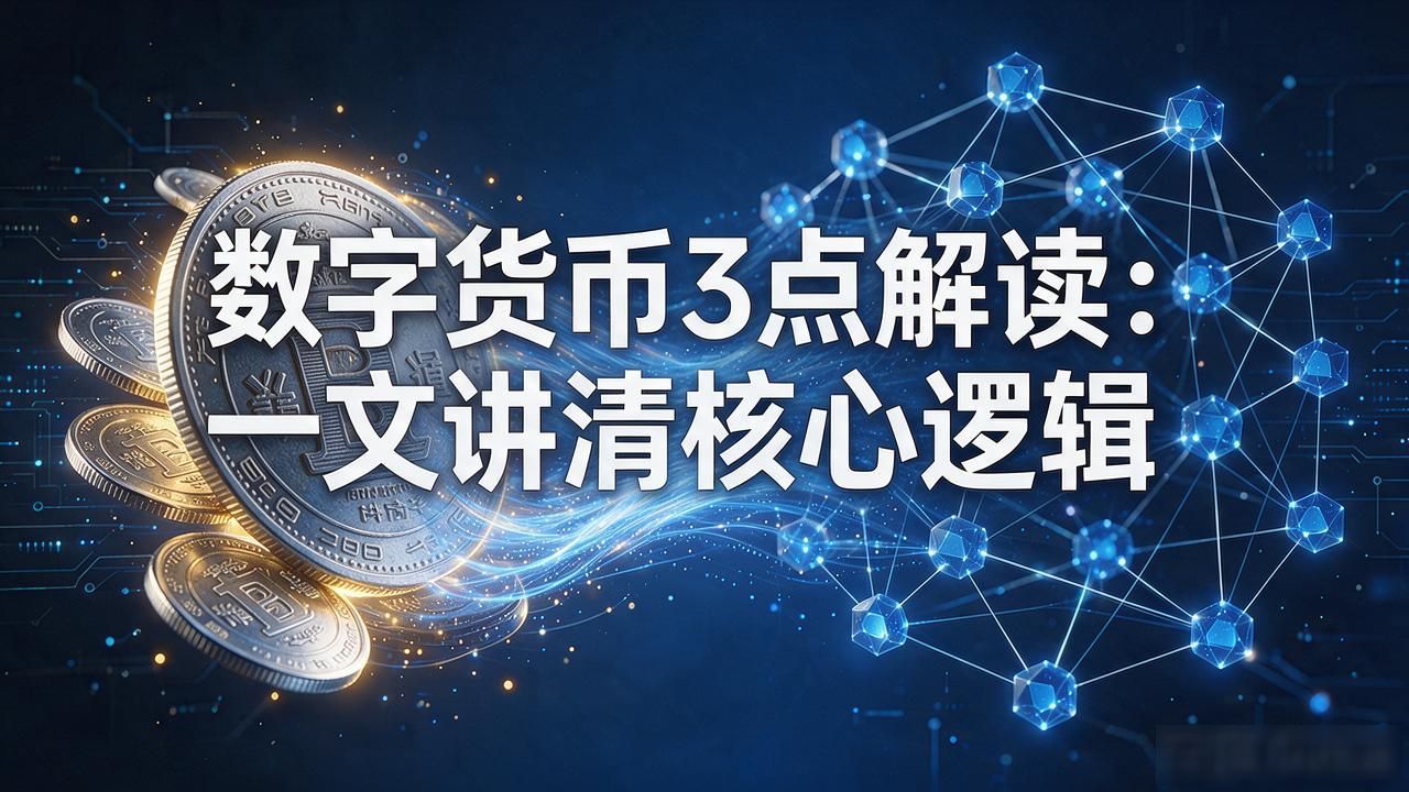 数字货币3点解读:一文讲清核心逻辑