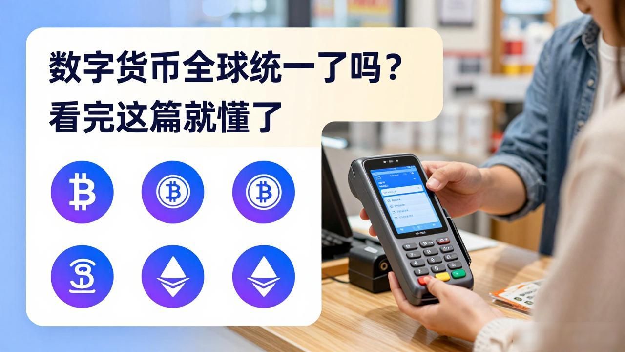 数字货币全球统一了吗?看完这篇就懂了