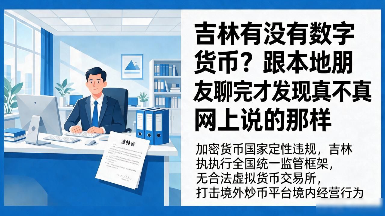 吉林有没有数字货币？跟本地朋友聊完才发现真不是网上说的那样